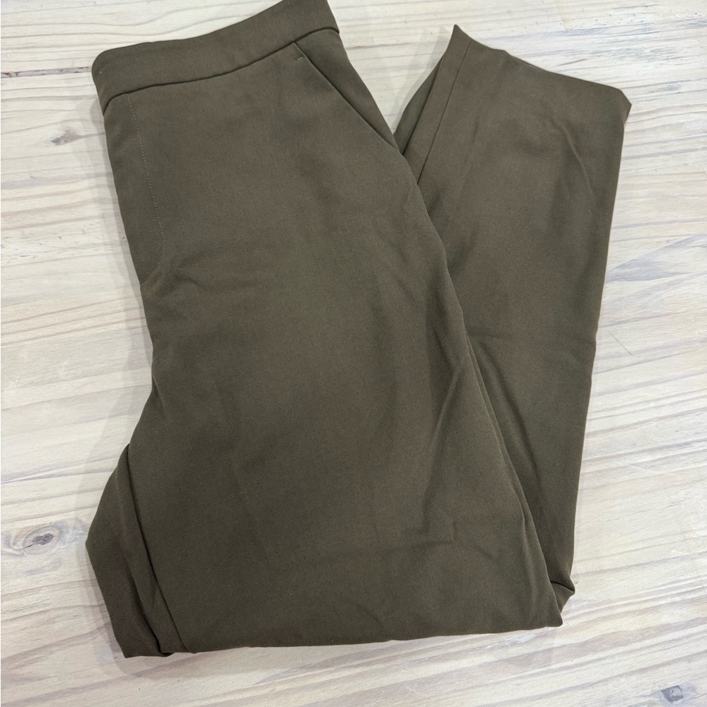 Banana Republic Olive Straight Trousers